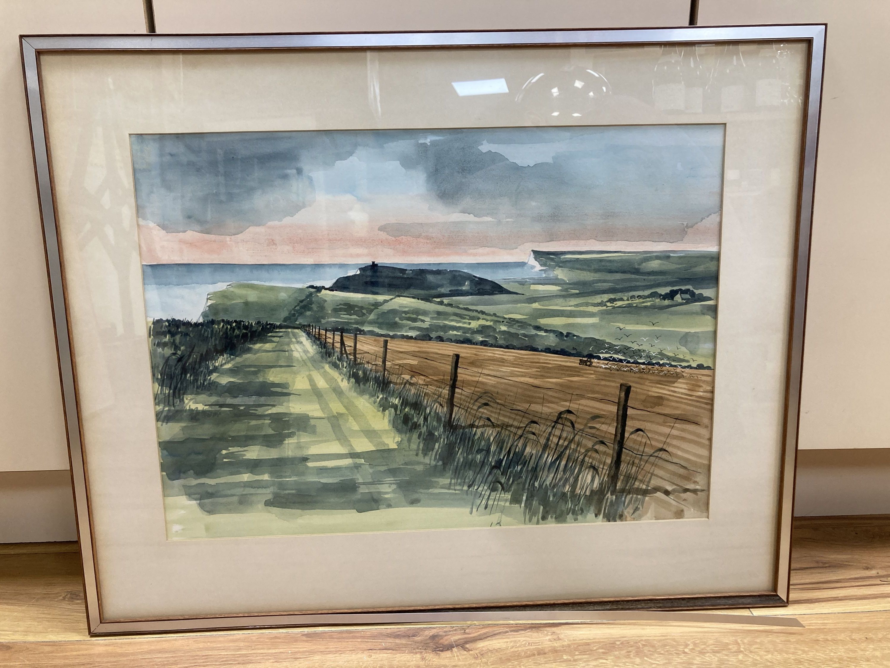 Robert Tavener (1920-2004), watercolour, Seven Sisters, unsigned, 40 x 56cm